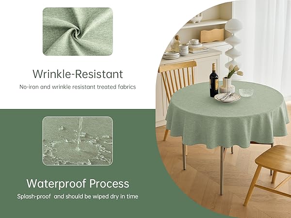 green round table cloths tablecloths 60 70 inch outdoor indoor picnic