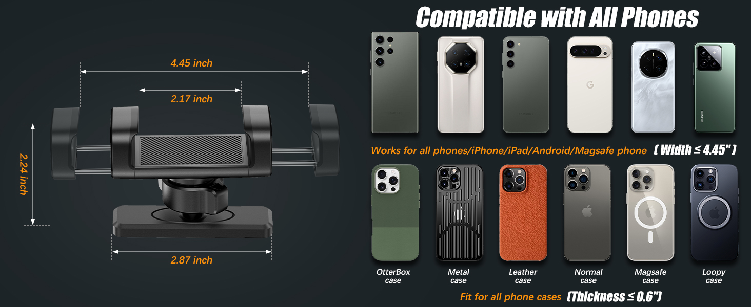 Gym Magnetic Phone Holder