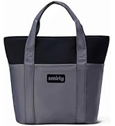 SMIRLY Large Insulated Cooler Bag, Thermal Insulated Grocery Bags, Collapsible Cooler Tote for Tr...