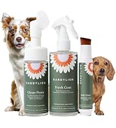 Dandylion Daily Routine Set | No-Rinse Dog Paw Cleaner + Hydrating Paw Lotion with Brush + Waterl...