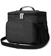 TIECHI Lunch Bag, 12L Insulated Lunch Bag with Adjustable Shoulder Strap, Lunch Box with Upgraded...