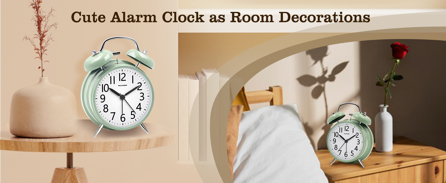 Wind Up Alarm Clock without Ticking