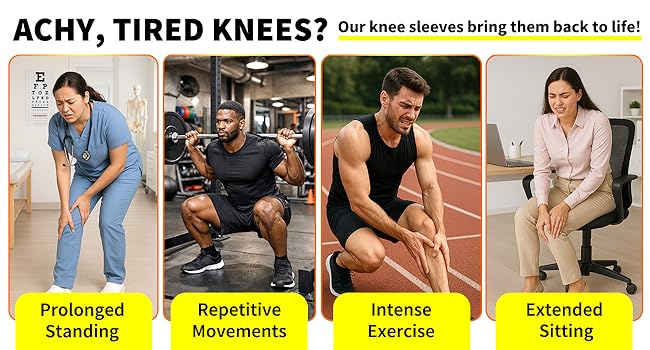 knee brace knee compression sleeves for men women support
