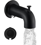 LOCALAND Extra Long Tub Spout with Diverter, Fits for 1/2