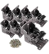 8 Pack Locking Hinge for Folding Table Brackets, Heavy Duty Folding Brackets 90 Degree Self Locki...