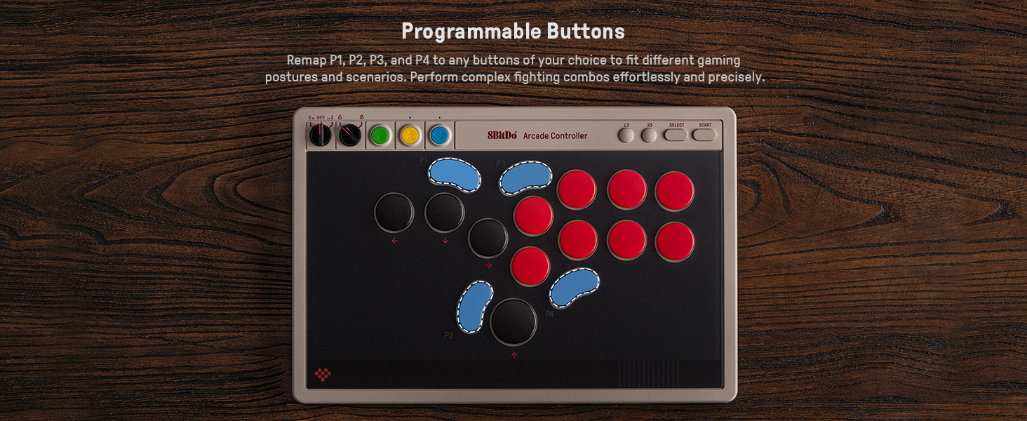 All-Button Arcade Stick; Fighting Game Controller; 2.4G Wireless Arcade Stick; NINTENDO switch