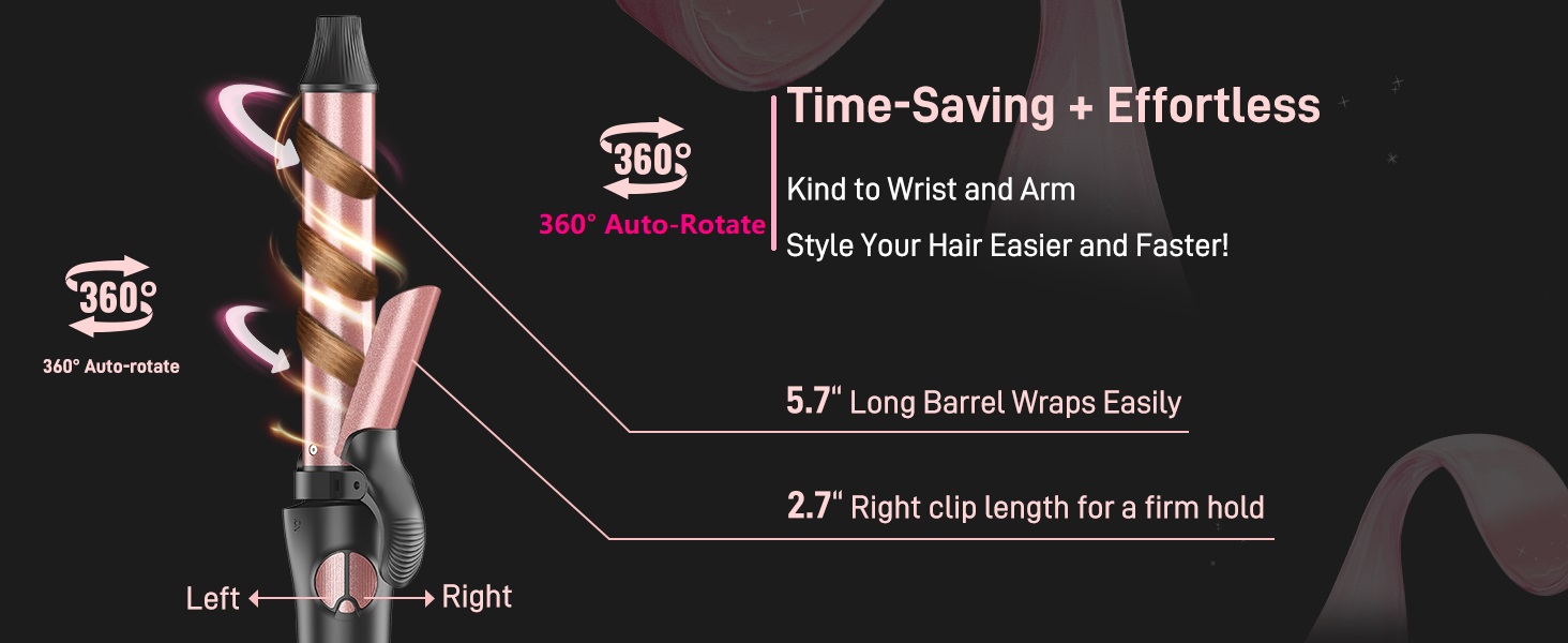  rotating curling iron