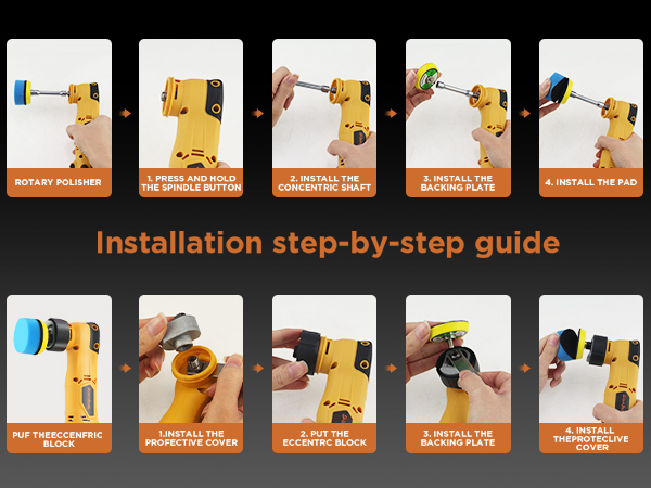 SHINEJACK Professional Car Buffer Polishers