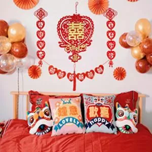 Wedding Decoration Flower Hanging Ornaments Couplets