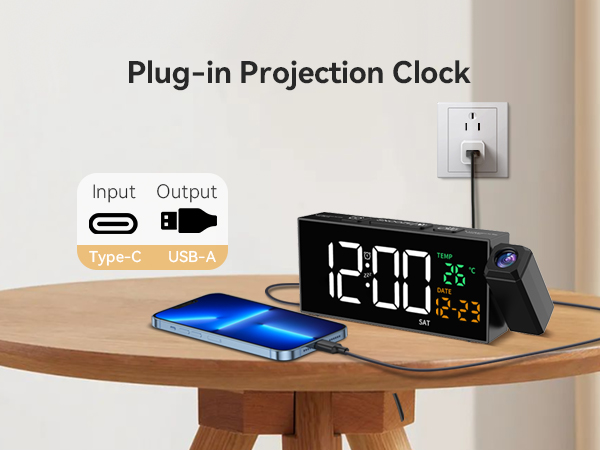 Plug-in Alarm Clocks