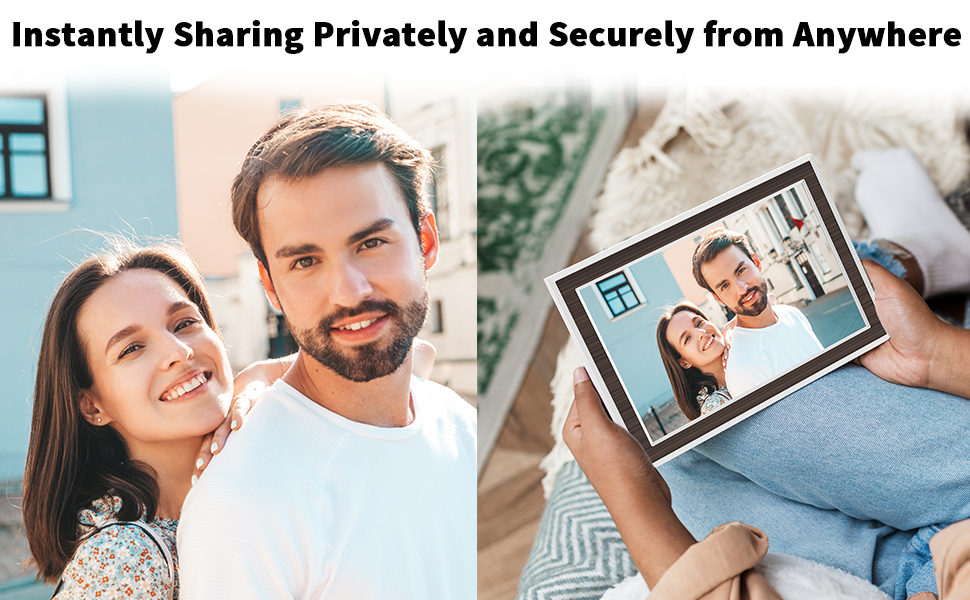 Sharing pictures on digital picture frames is the most economic way to look back on photos