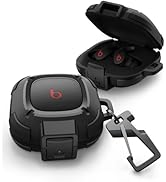 Dexnor Rugged Bumper Case for Beats Fit Pro (2021) Cases with Secure Lock, Shockproof Clear Cover...