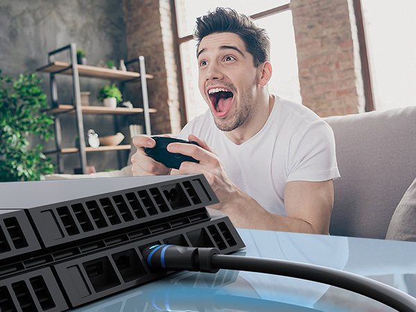 BLUERIGGER high speed gaming hdmi cable extender stable signal gaming consoles roku nintendo switch