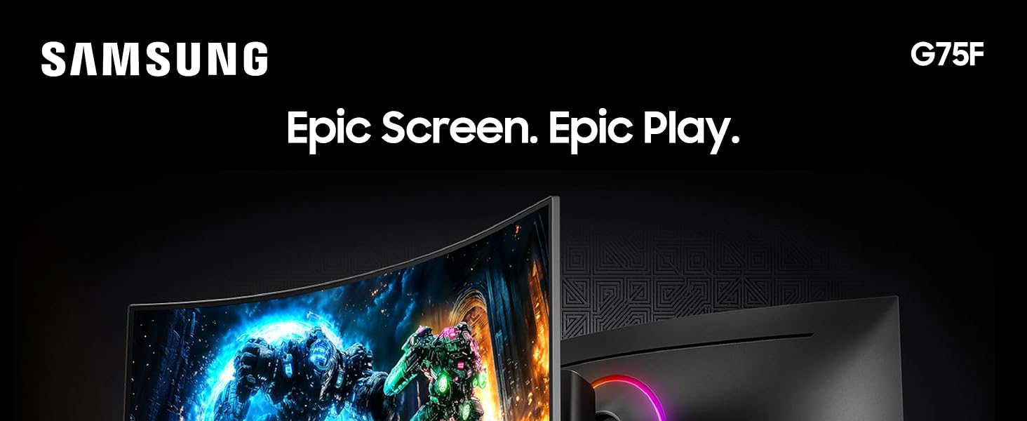 G75F Ultrawide Curved Gaming Monitor