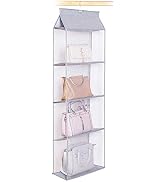 AARAINBOW Hanging Clear Handbag Purse Organizer for Closet, Handbag Organizer with Hook 4 Easy Ac...