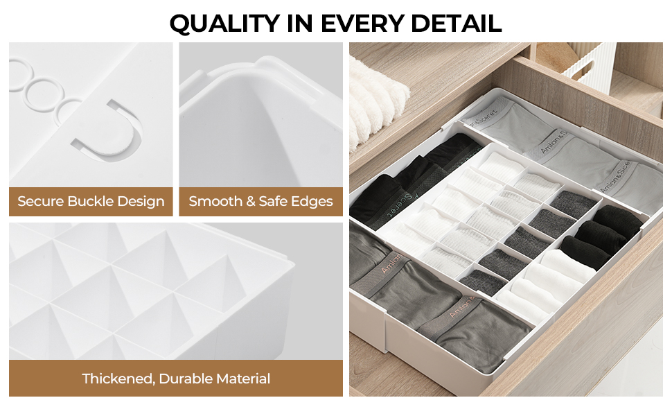 Secure Buckle Design; Smooth &amp; Safe Edges; Thickened, Durable Material