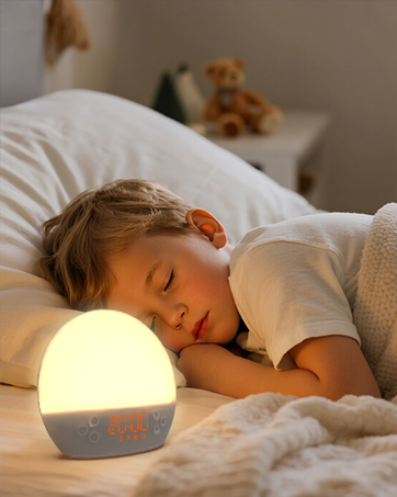 white noise sound machine sunrise alarm clock