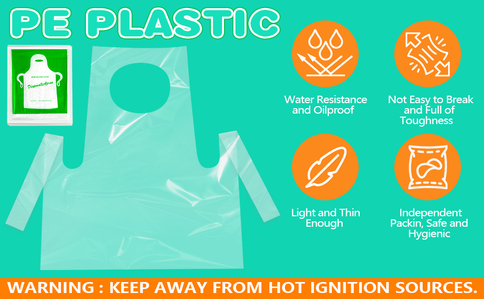 Clear Plastic Aprons Kids