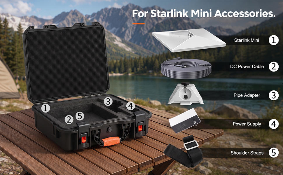 starlink case travel accessories starlink mini bag