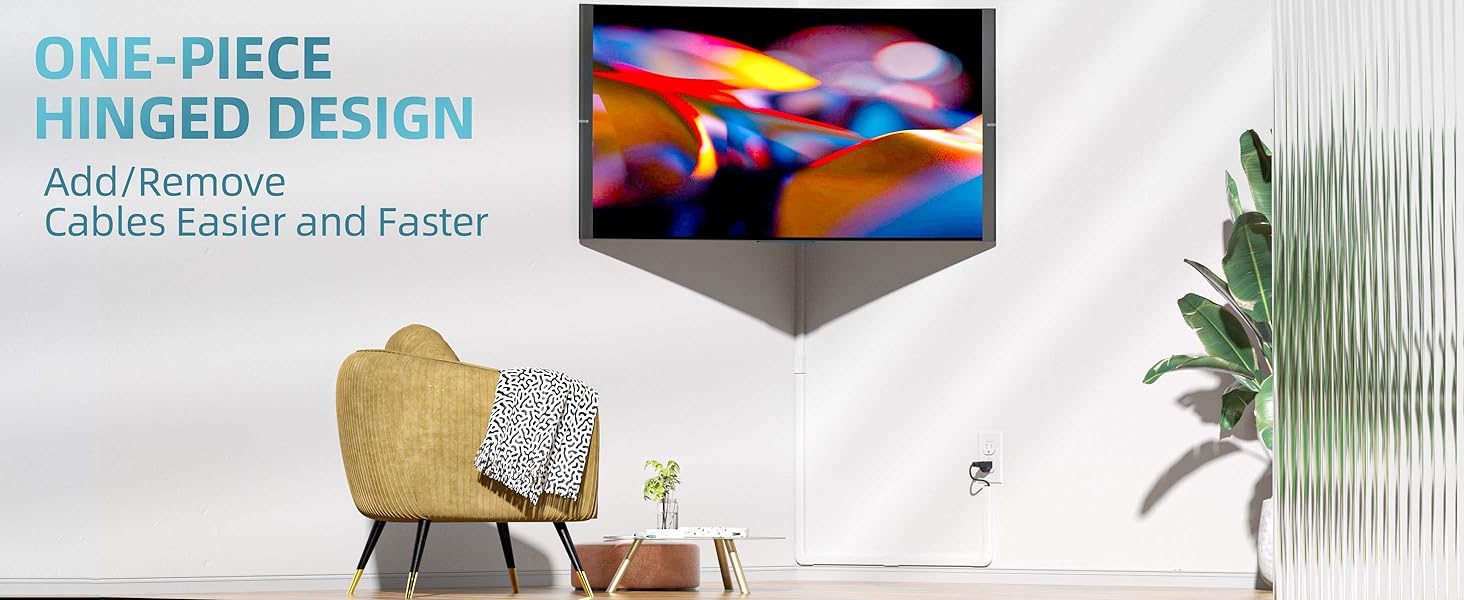tv cord hider for wall mounted tv