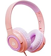 INFURTURE Kids Headphones with Microphone for Children Boys Girls, Volume Limit 94dB, On Ear Head...