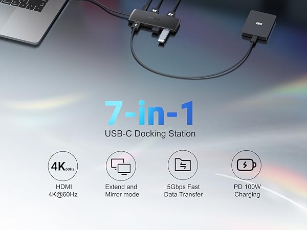 7 in 1 USB C Hub