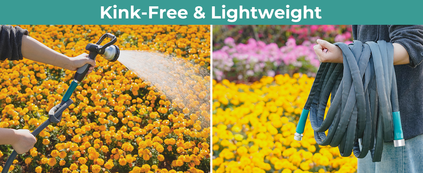 Kink-Free &amp; Lightweight Garden Hose