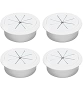 Desk Grommet 2" (50 mm), Desk Hole Cover for Cables White, Cable Grommet ABS Plastic, Desk Hole G...