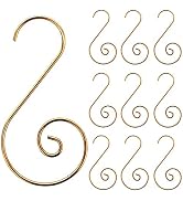 Acronde 120PCS Christmas Ornament Hooks Christmas Tree S-Hooks Ornament Hanger Metal Wire Hanging...
