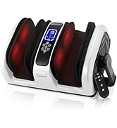 CCHYF Shiatsu Foot Massager with Heat, Foot and Calf Massager Machine with Kneading Roller Tissue...
