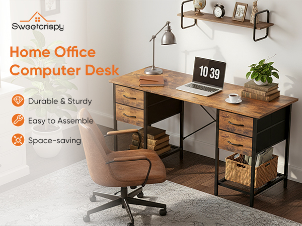 Sweetcrispy home office computer desk