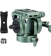 Avella Video Head, Tripod Head with Quick Release Plate for Arca Swiss and Lever Adjustable, for ...