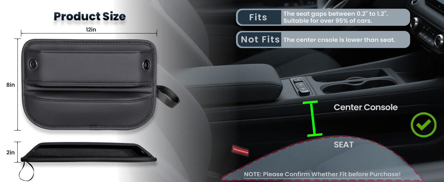95% Cars Fit Car Organizer?Center Console Car Storage