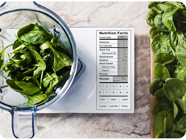 Form healthy habits with food weight scale calories and protein food scale