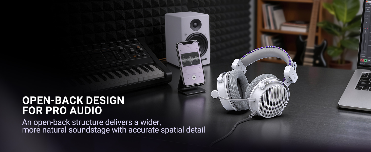 FIFINE AMPLITANK HD18 LITE-WP Open Back Monitor Headphones
