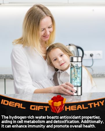 aqua hydrogen water bottle