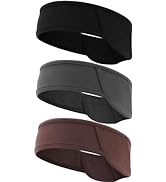 Braylin 3-Pack Ear Warmer Headbands, Winter Ear Muffs Headband for Men Women Kids, in Cold Weathe...