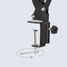 Cell Phone Holder Phone Clip Holder for Desk for 3.5-6.5in Phone Mobile Stand for Bed Office Kitchen