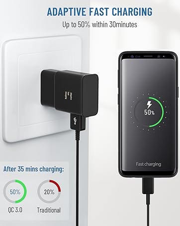 samsung fast charger type c charger fast charging android phone charger s22 s23 s10 s9 s8