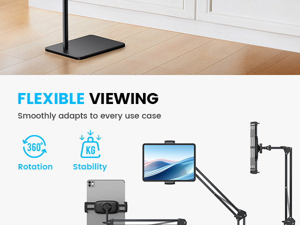 FLEXIBLE VIEWING smoothly adapts to every use case