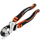 VANQUISH 8 Inch Mini Bolt Cutter, CR-V Steel Heavy Duty Wire Cutter with Ergonomic Grip, Pliers f...