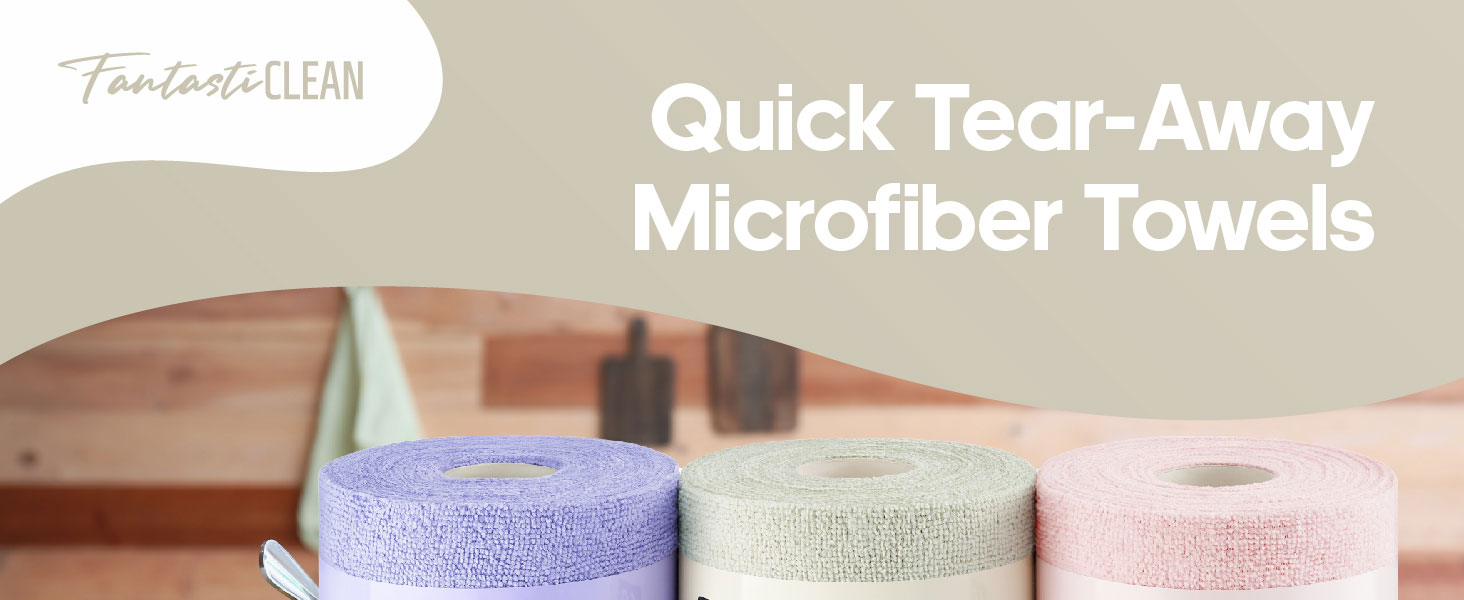 quick tear away cleaning cloth