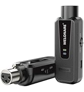 Melonare Plug on UHF 900MHz XLR Wireless Microphone Adapter, XLR Wireless Audio Transmitter &amp; Rec...