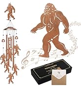 YHmall Big Foot Wind Chimes for Outside, 35" Big Foot Gifts for Women Men Mom Dad, Metal Windchim...