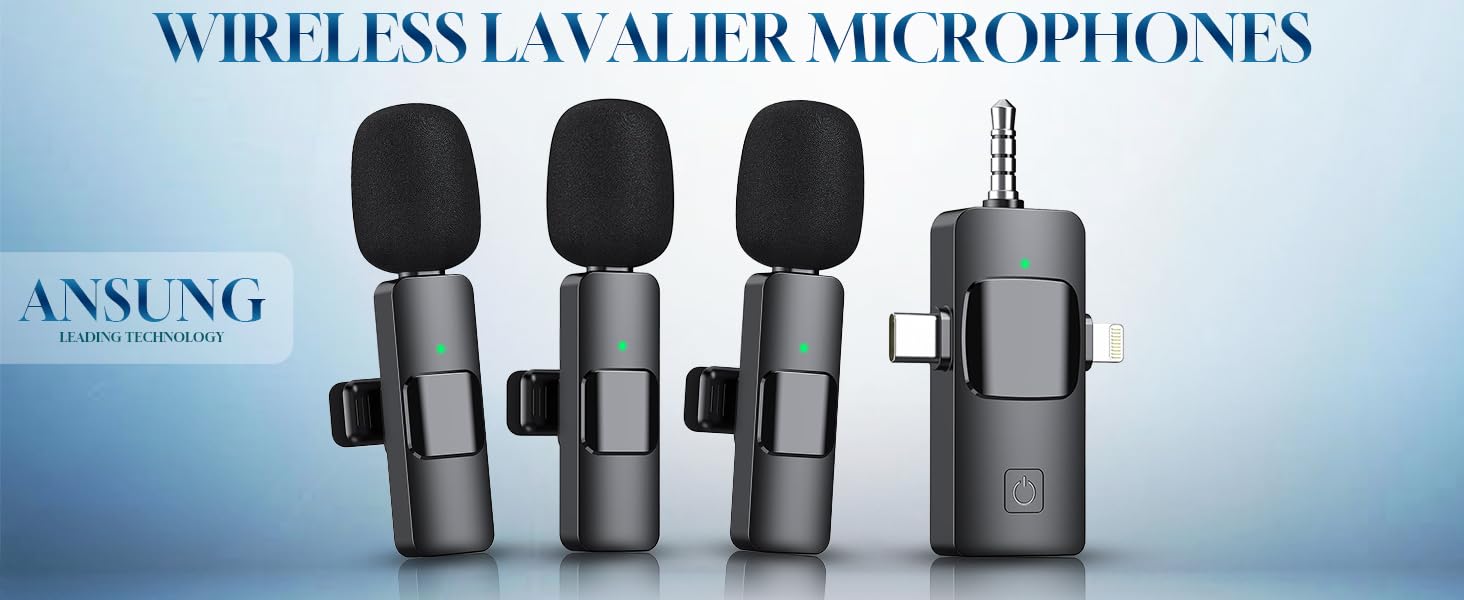 Wireless Lavalier Microphones
