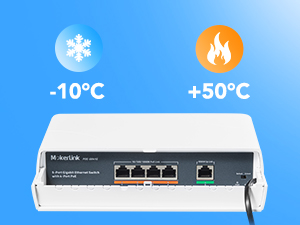 5-Port gigabit Outdoor PoE Switch