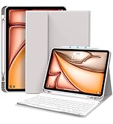 aoub Keyboard Case for iPad Air 11 inch M2 (2024), iPad Air 5th/4th Generation (2022/2020) 10.9 i...