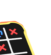 Hynuwa Tic Tac Toe Bolt Game 4-in-1 Handheld Portable Electronic Toy 2