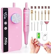Alety Nail Drill Professional 45000RPM Electric Nail File Kit, Upgraded AC450F Nail Drill Machine...