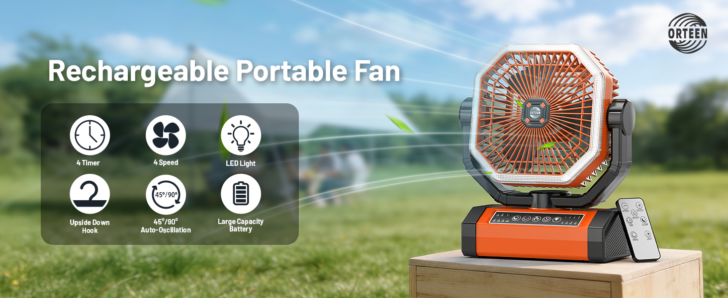battery operated fan for camping